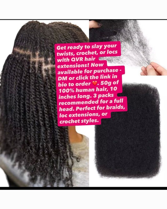 QVR human hair extensions 50g