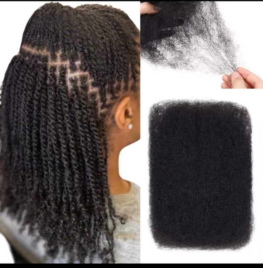 14 inches long QVR human hair twists extensions