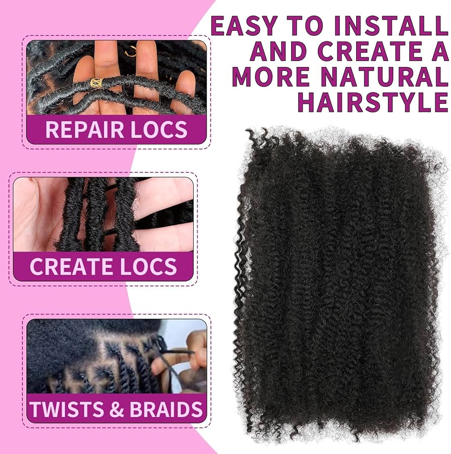 14 inches long QVR human hair twists extensions
